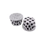 Tahtakale Toptancıları Cupcake Kalıbı Orta Boy 50 * 39 Mm (50 Adet) Puantiyeli Beyaz