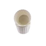 Tahtakale Toptancıları Cupcake Kalıbı Orta Boy Düz Renk 50 * 39 Mm (100 Adet) Beyaz