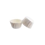 Tahtakale Toptancıları Cupcake Kalıbı Pet Kapsül Kek Kalıbı 48X34 MM (100 Adet) Beyaz