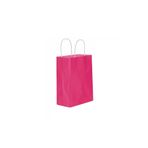 Tahtakale Toptancıları Kağıt Hediye Çantası Düz Renk Battal Boy 31X41 CM - 25 Adet Fuşya