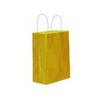 tahtakale toptancıları Kağıt Hediye Çantası Düz Renk Büyük Boy 25x31 Cm (25 Adet) Gold Altın