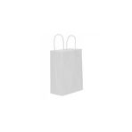 Tahtakale Toptancıları Kağıt Hediye Çantası Küçük Boy Düz Renk 18X24 Cm (25 Adet) Beyaz