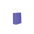 Tahtakale Toptancıları Kağıt Hediye Çantası Küçük Boy Düz Renk 18X24 Cm (25 Adet) Mor