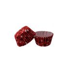 tahtakale toptancıları Kek Kalıbı Pet Kapsül 52x45 Mm Kağıt Cupcake Kağıdı (100 Adet) Kırmızı Üzeri Fiyonk Ve Kalp Desenli