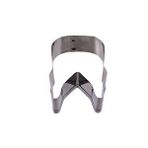 tahtakale toptancıları Kek Kurabiye Ve Pasta Kalıbı Metal Şekilli Diş Buğdayı 5x7.5 Cm Çok Renkli