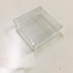 tahtakale toptancıları Komple Asetat Kutu Otomatik 7x7x2.2 Cm (50 Adet) Şeffaf
