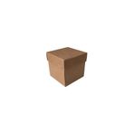Tahtakale Toptancıları Komple Karton Kutu Düz Renk 6x6x6 Cm (25 Adet) Kraft