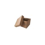 Tahtakale Toptancıları Komple Karton Kutu Düz Renk 8x8x6.5 cm 25 Adet Kraft