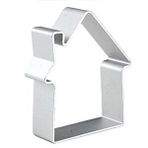 tahtakale toptancıları Metal Kek Ve Pasta Kalıbı Ev Sekli Modeli 32x29x5 Cm Çok Renkli