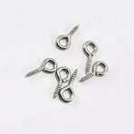 tahtakale toptancıları Metal Takı Ve Obje Halkası Vidalı 1 Cm (100 Adet) Gümüş