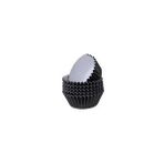 Tahtakale Toptancıları Metalik Folyo Cupcake Kalıbı Muffin Pet Kapsül No:1 (150 Adet) Siyah