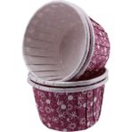 Tahtakale Toptancısı Cupcake Kalıbı Orta Boy 50*39 mm Kar Desenli (100 Adet) Mor