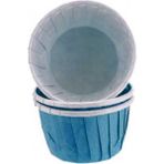 Tahtakale Toptancısı Cupcake Kalıbı Orta Boy Düz Renk 50*39 mm (50 Adet) Mavi
