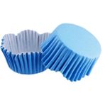 Tahtakale Toptancısı Cupcake Kalıbı Pet Kapsül Dalgalı Kek Kalıbı 65X38 mm (100 Adet) Mavi