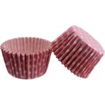 Tahtakale Toptancısı Kek Kalıbı Pet Kapsül 52X45 mm Kağıt Cupcake Kağıdı (100 Adet) Puantiyeli Pembe
