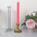 Tahtakale Toptancısı Poli Karbon Mum Kalıbı Dik Çizgili 29 cm
