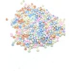 Tahtakaledeyim 20 Gram 3 mm Kum Boncuk Pastel Tonlarında Soft Renkler ,(Boncukların Tamamı Aynı Boyuttadır) - 1