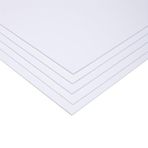 tahtakalehobi 1 mm 70x100 cm Fotoblok (Straforlu Maket Kartonu) Beyaz 5 Adet