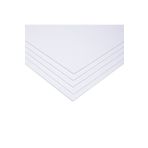 Tahtakalehobi.com 10 mm 50x70 cm Fotoblok (Straforlu Maket Kartonu) Beyaz 5 Adet