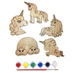 Tahtakurusu Tasarım Eğitici Ahşap Boyama Seti Unicorn 1