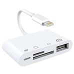 TahTicMer 4 in 1 Lightning To Tf, sd Kart Okuyucu Usb Kamera Adaptörü Otg Kablo iphone ipad ile Uyumlu ürün