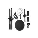 TahTicMer 4 in 1 Masaüstü Masa Lambası Telefon Mikrofon Tutucu Led Işıklı Tabla Standlı Ayarlanabilir Dönerli