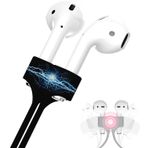 Tahticmer Apple Airpods 1 2 Airpods 3 Airpods Pro Silikon Siyah Uyumlu Boyun Askı İpi Tutucu