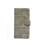 TahTicMer Apple Iphone 12 Uyumlu Kılıf Kumaş Kredi Kartı Para Bölmeli Standlı Exclusive Spor Cüzdan, Gri