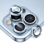 Tahticmer Apple İphone 13 Pro 13 Pro Max Uyumlu Mavi Kamera Lens Koruyucu