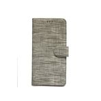 TahTicMer Apple Iphone 14 Plus Kılıf Kumaş Kredi Kartı Para Bölmeli Standlı Exclusive Spor Cüzdan, Gri