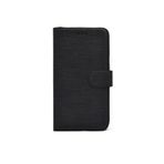 TahTicMer Apple Iphone 14 Pro Kılıf Kumaş Kredi Kartı Para Bölmeli Standlı Exclusive Spor Cüzdan, Siyah