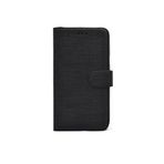 TahTicMer Apple Iphone 14 Pro Max Kılıf Kumaş Kredi Kartı Para Bölmeli Standlı Exclusive Spor Cüzdan, Siyah