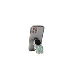 TahTicMer Apple Iphone 14 Uyumlu Kılıf Astronot Gizli Standlı Silikon Lazer Arkası Şeffaf Tpu