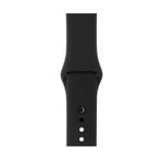 TahTicMer Apple Watch 40 Mm Kordon Spor Kayışı Yumuşak Silikon Siyah