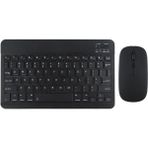 TahTicMer Bluetooth Klavye Mouse Set Tablet Bilgisayar Telefon Oyun Konsolu Tüm Cihazlara Uyumlu Akıllı Taşınabilir Şarj Edilebilir Kablosuz Bluetooth Klavye Mause Set - Siyah