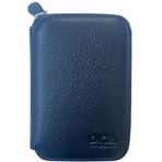 TahTicMer Diga Cüzdan Mini Fermuarlı Cüzdan Unisex Mini Boy 11 Kart Bölmeli 8x11.5 Cm (Lacivert)