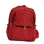 TahTicMer Escape Okul Sırt çantası ilkokul çanta 4 Adet Bölmeli Su Geçirmez unisex 28x35x12 cm (Kırmızı)