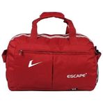 TahTicMer Escape Omuz ve El Askılı Çanta Spor Seyahat Günlük Kullanım Su Geçirmez Unisex Yerli üretim Büyük Boy 30x48cm (Kırmızı)