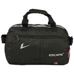 TahTicMer Escape Omuz ve El Askılı Çanta Spor Seyahat Günlük Kullanım Su Geçirmez Unisex Yerli üretim Büyük Boy 30x48cm (Siyah)