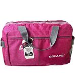 TahTicMer Escape Omuz ve El Askılı Çanta Spor Seyahat Su Geçirmez Yerli üretim Günlük Kullanım Büyük Boy 30x48cm Pembe