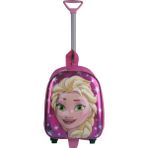 TahTicMer Frozen Elsa Kabartmalı Çekçekli Çocuk Okul Çantası Pembe 8116