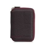TahTicMer Guard Cüzdan Mini Fermuarlı Cüzdan Unisex Mini Boy 11 Kart Bölmeli 8x11.5 Cm (Bordo)