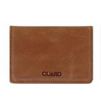 Tahticmer Hakiki Deri 10.5x7.5x2 cm Açık Taba Guard Cüzdan Mini Mıknatıslı Kartlık