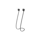 TahTicMer Huawei Freebuds 2 Pro Uyumlu Boyun Askı Ipi Tutucu Mıknatıslı Silikon Ip Basic, Siyah