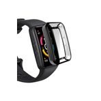 TahTicMer Huawei Honor Band 6 Uyumlu Kılıf 360 Full Round Soft Silicone Şeffaf