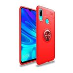 TahTicMer Huawei Y7 Pro 2019 Dub-lx2 Kılıf Silikon Yüzüklü Standlı Metal Araç Tutuculu Ravel Tpu, NoColor-1ed0ac5a