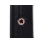 TahTicMer Ipad Mini & Ipad Mini 2 & Ipad Mini3 Deri Uyku Modlu 360° Dönerli Standlı Komple Koruma Siyah Uyumlu