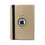 TahTicMer iPad Pro 12.9 2020 4. Nesil A2229 A2069 A2232 A2233 Dönerli Uyku Modlu 360 Kılıf Gold