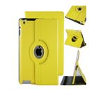 TahTicMer iPad Pro 12.9 2020 4. Nesil A2229 A2069 A2232 A2233 Dönerli Uyku Modlu 360 Kılıf Sarı