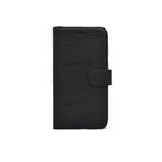 TahTicMer Iphone 12 Pro Max Uyumlu Kılıf Kumaş Kredi Kartı Para Bölmeli Standlı Exclusive Spor Cüzdan, Siyah